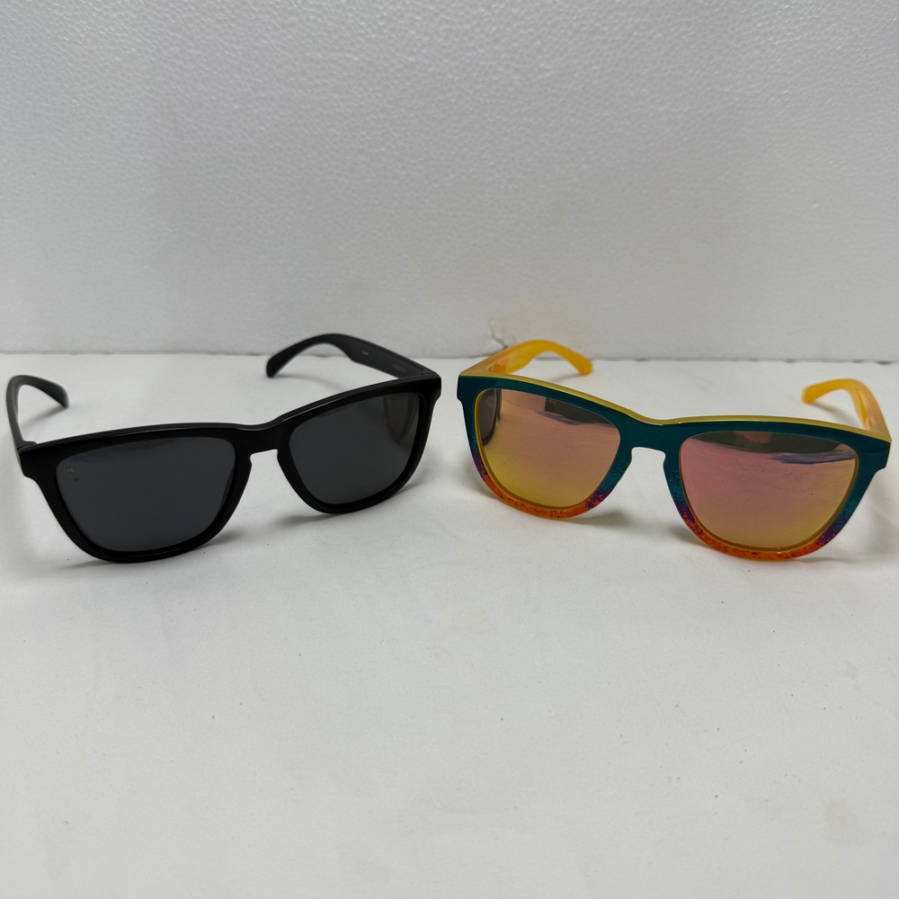 Knockaround Sunglasses Unisex OS Multi‎ Classics Polarized Wayfarer Bundle 2pk